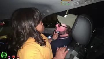 SUZIE IN CAB RIDE TO SCRUBS NYC APT
