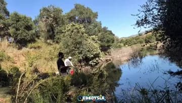 Eddo almost eats it