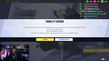myron gets a violation from marvel rivals