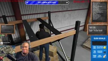 This streamer is jorking