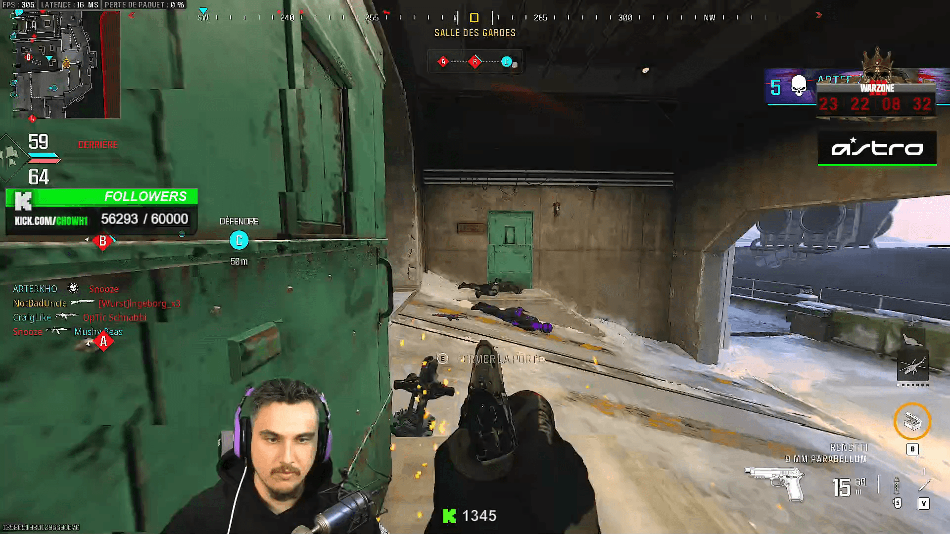 Wahon 4kills en 3,5sec