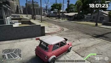 Making a race in the barrio