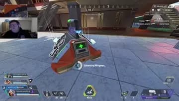 Fat Man Scared Of A Bee Playing Apex