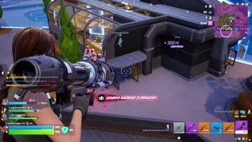 Pelea reñida en FORNITE !!!