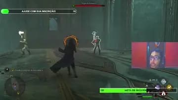 Trocando idéias e jogando Hogwarts Legacy