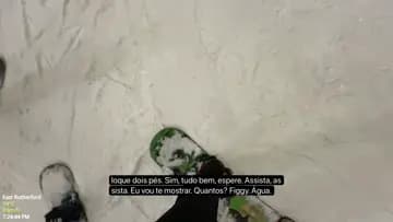 stereo caindo no snow