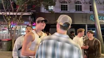 Androgenic gets real close with a fan whose gay