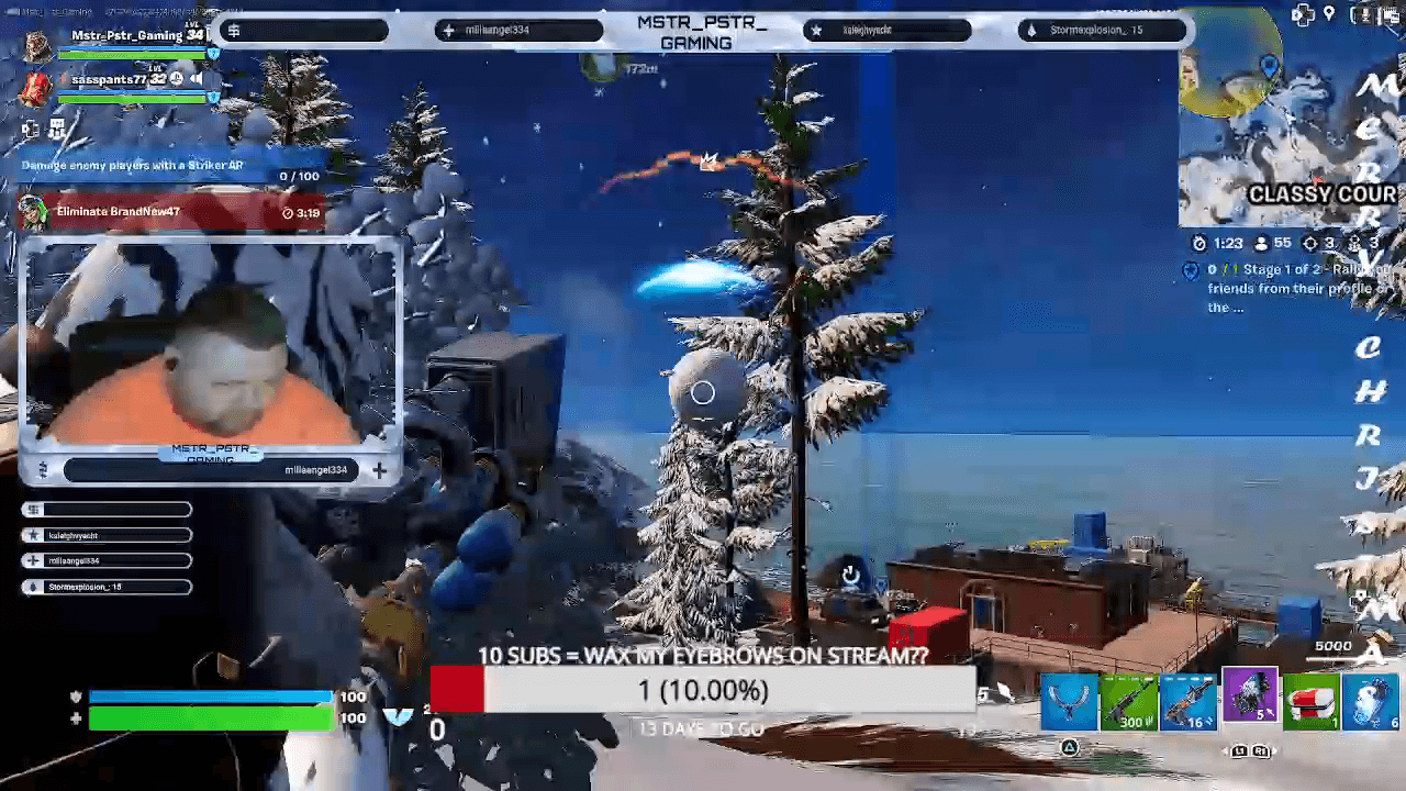 Fun with the snowball thrower!!