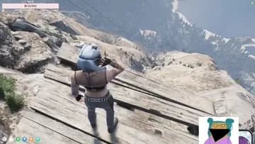 Skye going down the mountain! o7 RIP!