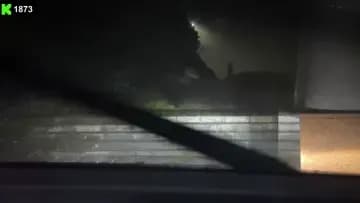 【台風6号】室戸岬で天然シャワー