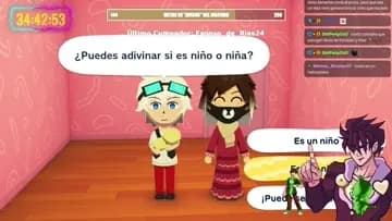 Es una niña y con mascarilla