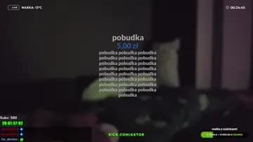 Ania sie wpierdala w nocne spanie