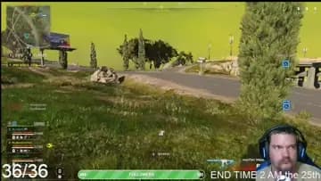 Direct hit and bodies fly!