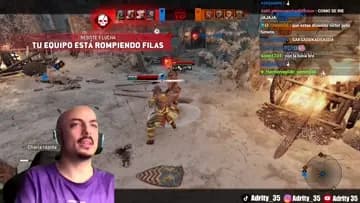 señor dice ¨buena partida´ al rival