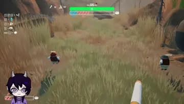 mistake in the grass >.