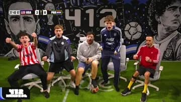 reacción al gol de paraguay