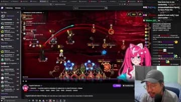 wachting her stream
