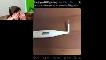 le dió 90 grados