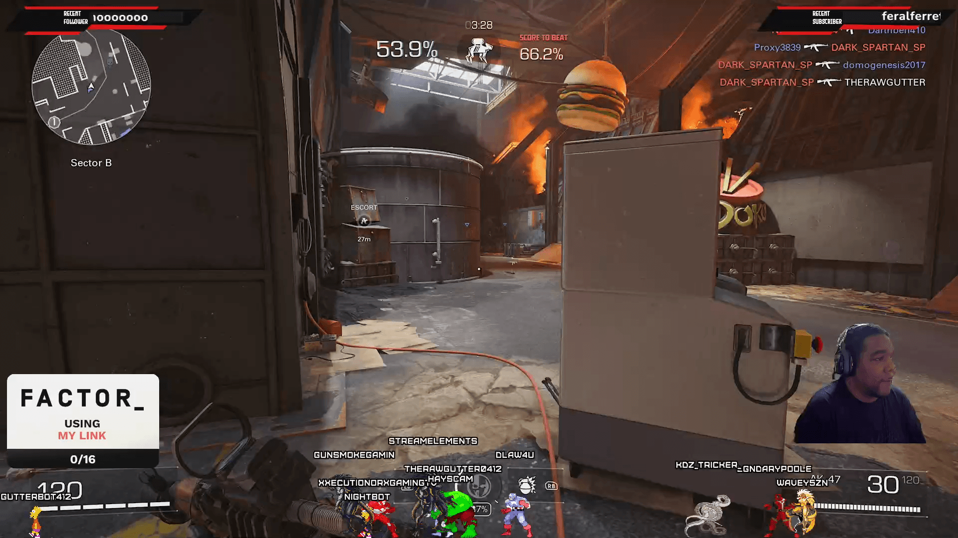 Thru the hole!!!