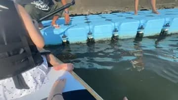 上陸成功