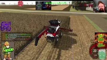 Southern Teaching How To Run Harvester !!