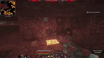 Eating after lava
