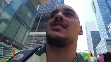 DOM ARRIVES AT TRYOUTS
