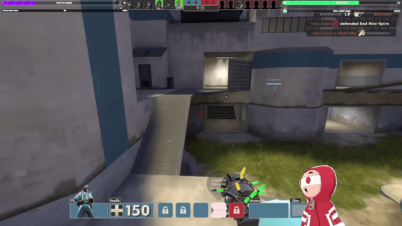 At a blink of the eye, a lone medic grew wings at