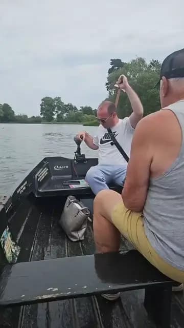 Colonel Dropping Game From Another Boat