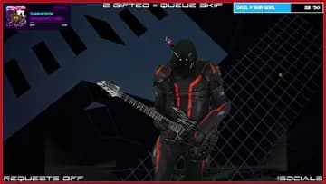 Destro in a tron cosplay!