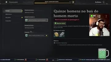se sentasse no quê?