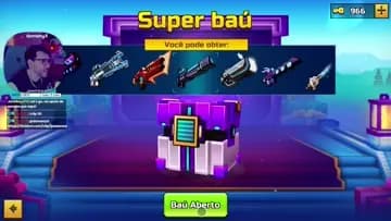 F dome na loteria PAY 2 WIN do Pixel Gun 3D