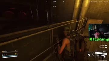 TWO RAIDERS CAMPING INSIDE OF EXTRACTION