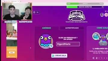 el comienzo de garic phone
