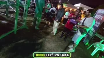 el gordito aplicando flyerismo