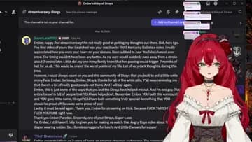 Ember reads my message