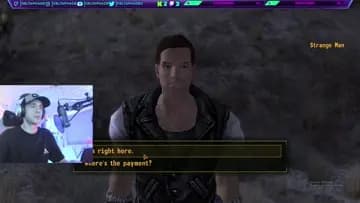trying to bait an npc into a huge gecko