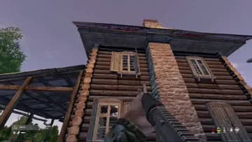 He was on the roof (shit stain)