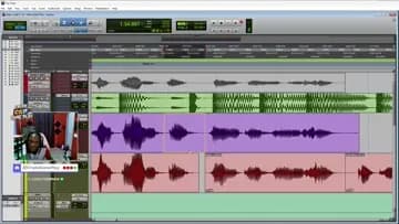 Crude E' Vil - Hill n gully Dub Recording Session