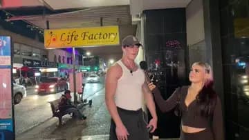 ANDRO Kisses Interviewer