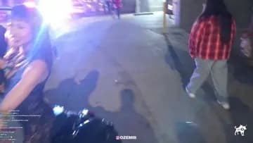 driver in waymo gets away