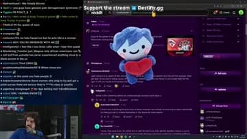 Tim Miller drops in to Destiny's stream.