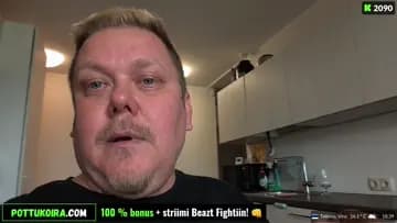 Mansikat puuroon...Pekko söi marjan